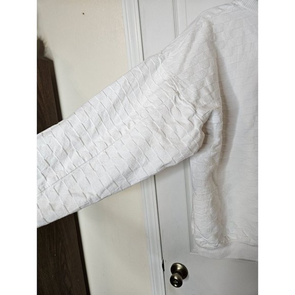 Vintage 90s Wek The World LONG BEACH Textured Crewneck Sweatshirt Size XL USA - Picture 6 of 10